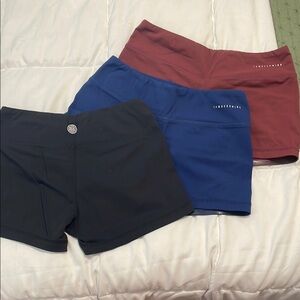 Stylish Women's Shorts - Black, Blue, and Red
